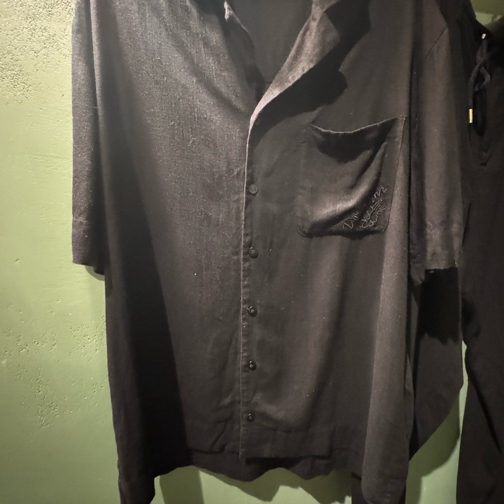 Zimmermann Black Button-Up Shirt